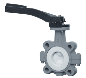 AFFCO S586 PTFE Butterfly Valve Series S586 Concentric with PTFE Coated Disc
